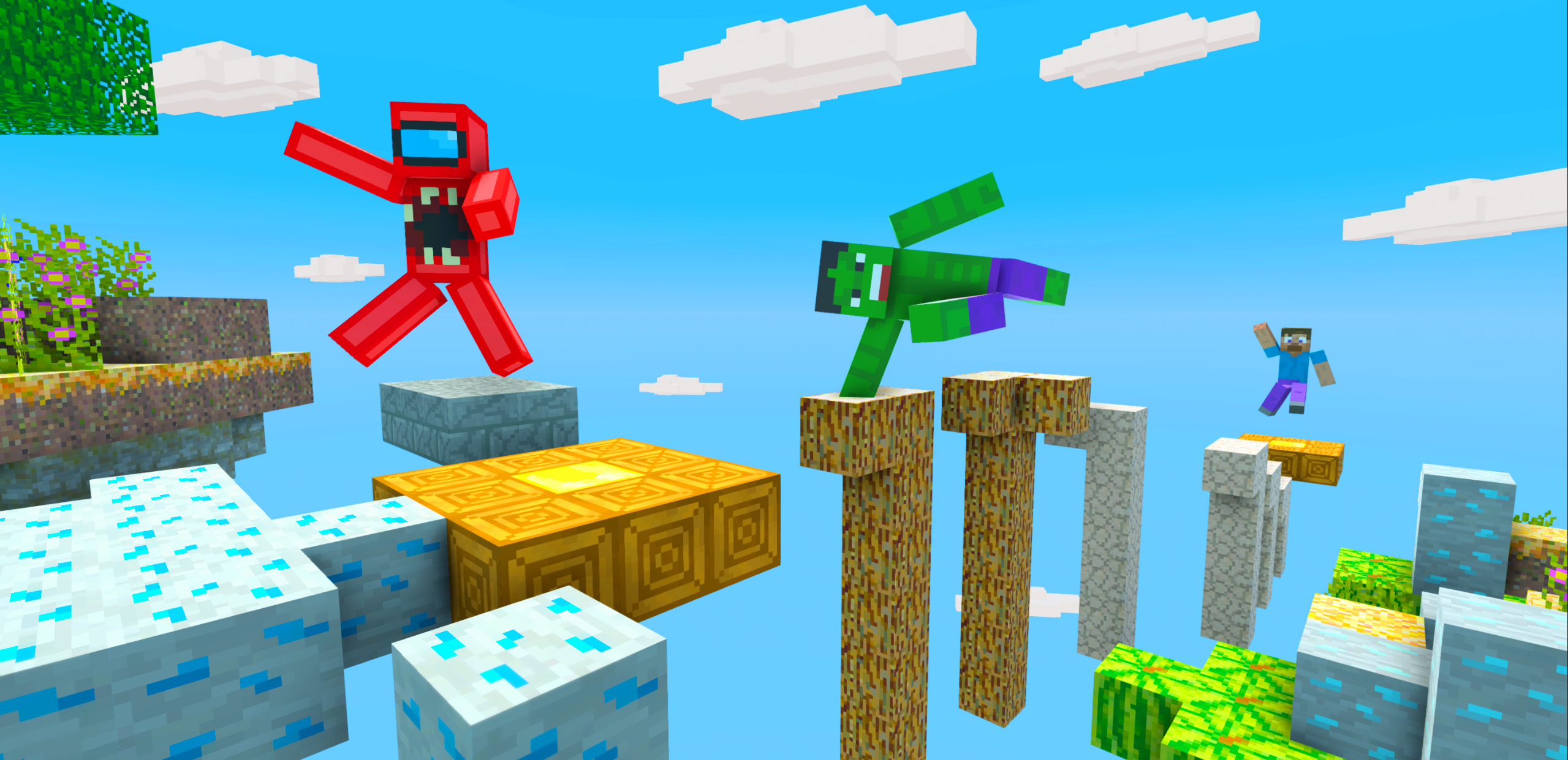 Minecraft Run 3D  Coisas do minecraft, Jogos online, Minecraft