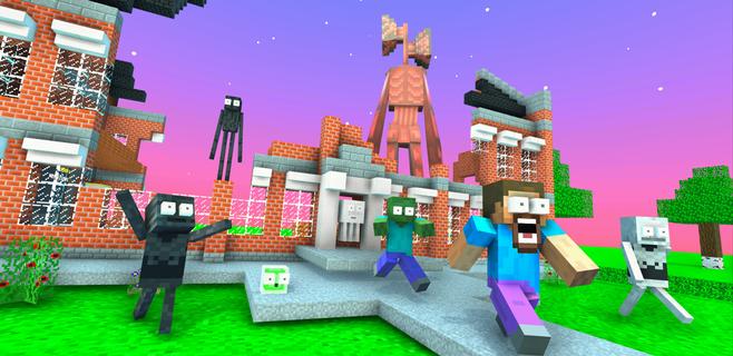 Baixe Craft Parkour: 3D Blocky Race no PC com MEmu