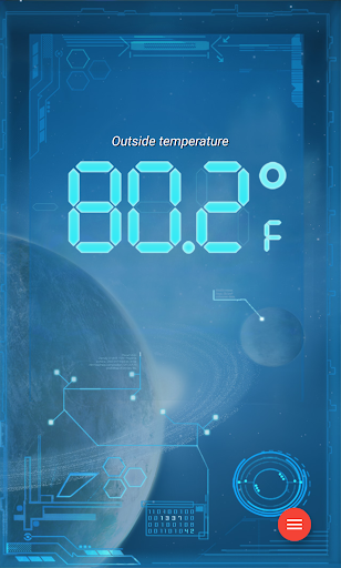 komputer Weather Thermometer