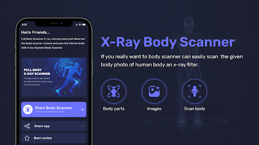 Xray Scanner Body Camera App الحاسوب