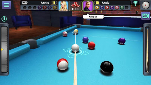 3D Pool Ball الحاسوب