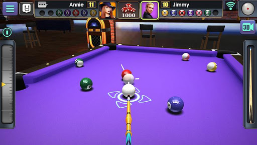 3D Pool Ball الحاسوب