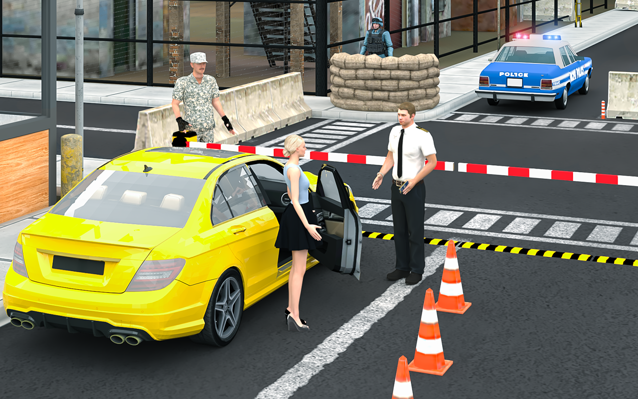 Cop Duty Police car Simulator. Airport security игра