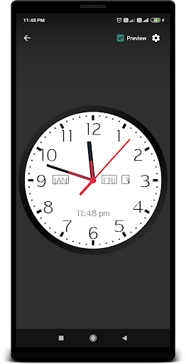 Analog Clock Live Hintergrund