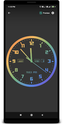 Analog Clock Live Hintergrund PC