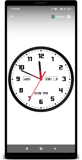 Analog Clock Live Wallpaper PC