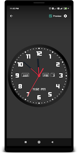 Analog Clock Live Wallpaper PC