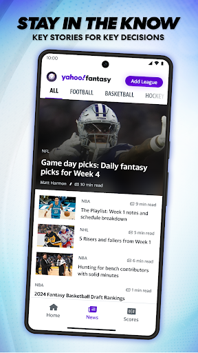 Yahoo Fantasy Football, Sports