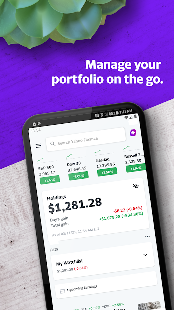 Yahoo Finance Android