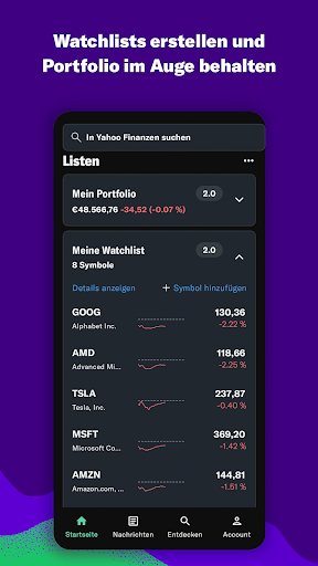 Yahoo Finanzen PC