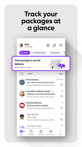 Yahoo Mail الحاسوب