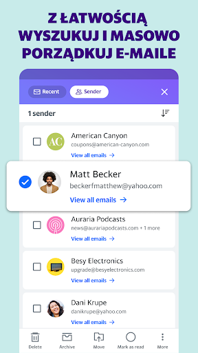 Yahoo Mail - Utrzymać porządek PC