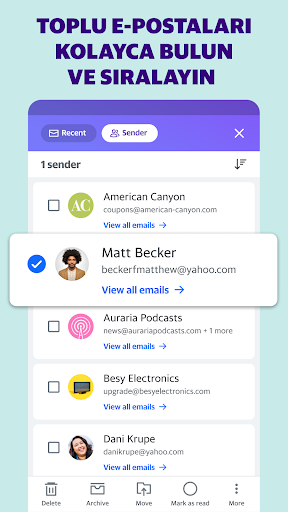 Yahoo Mail – Organize Kalın! PC