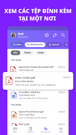 Yahoo Mail – Luôn giữ tổ chức! PC