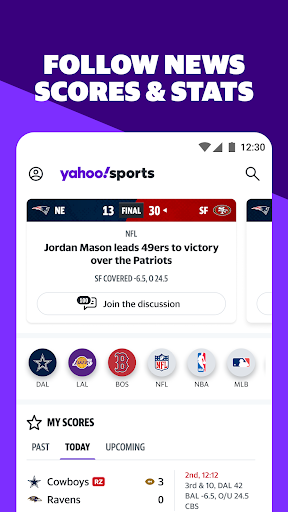 Yahoo Sports: Scores & News ПК