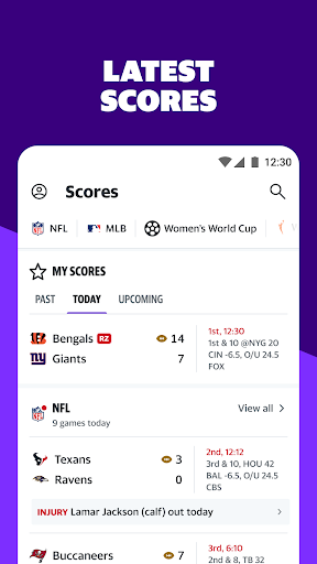 Yahoo Sports: Scores & News ПК