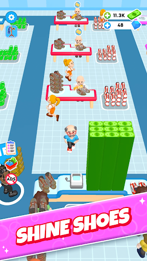 komputer Laundry Rush - Idle Game