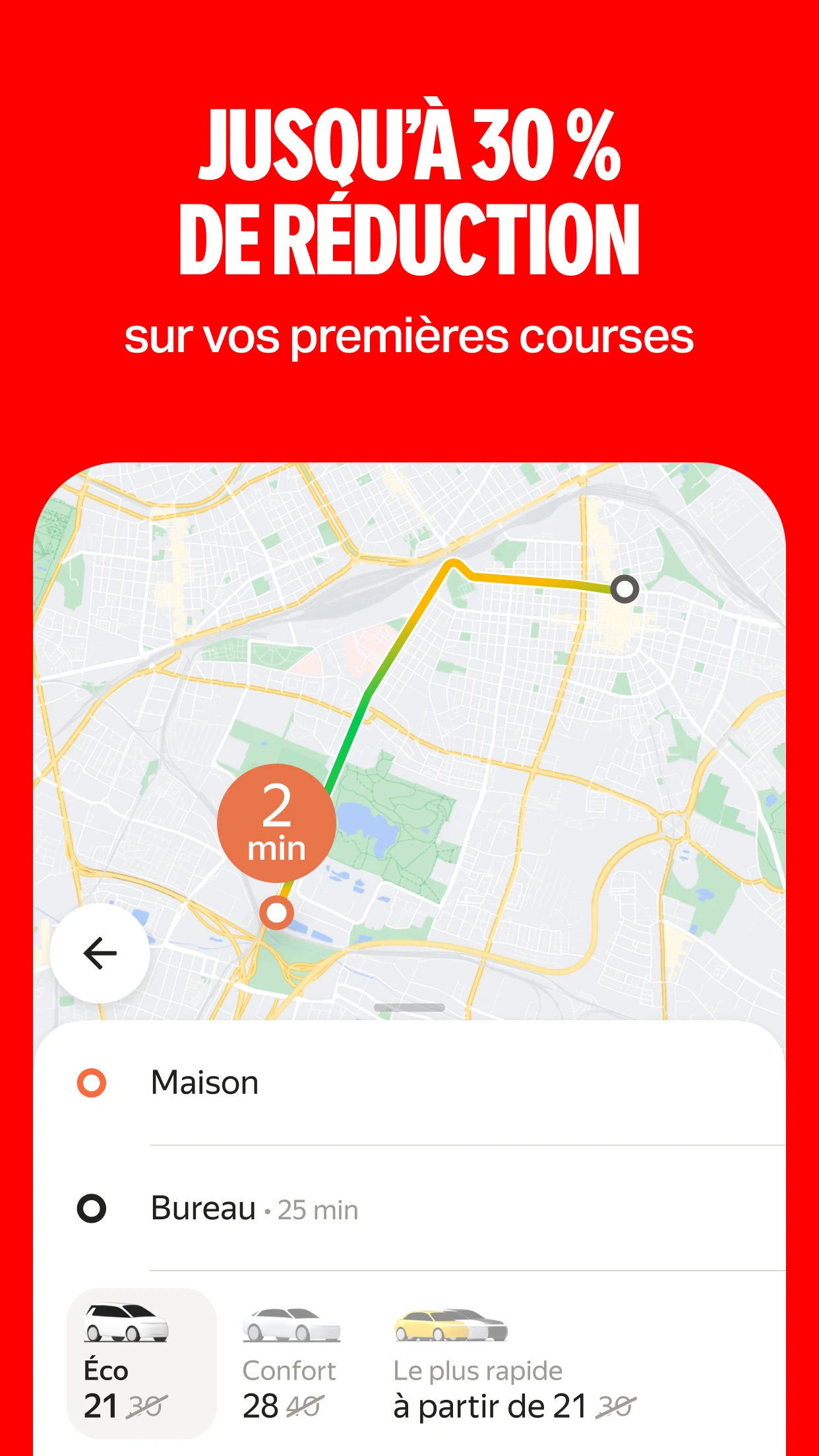 Yango - des courses abordables PC