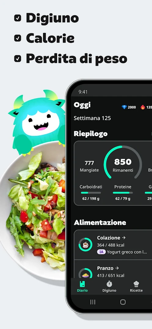 YAZIO Contatore e Conta Calorie: Dieta e Dimagrire PC