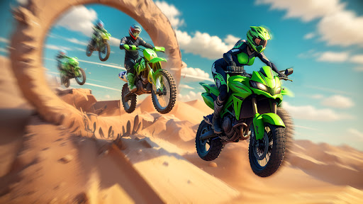 Motocross Bike Racing Game الحاسوب