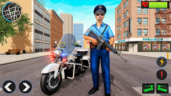 Police Moto Bike Chase Crime Shooting Games PC