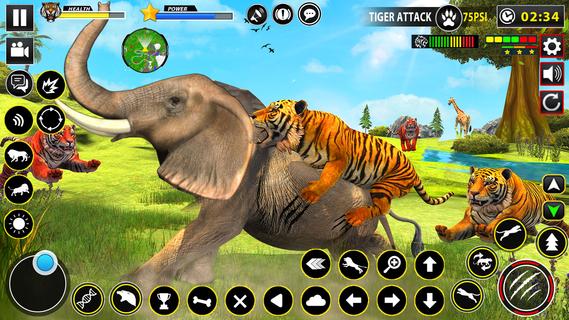 बाघ सिम्युलेटर शेर का खेल 3D PC