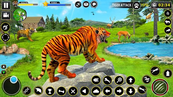 बाघ सिम्युलेटर शेर का खेल 3D PC