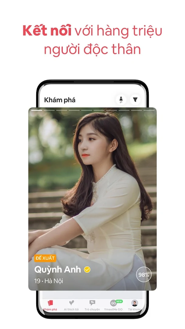YmeetMe: Chat hẹn hò, làm quen tìm người yêu PC