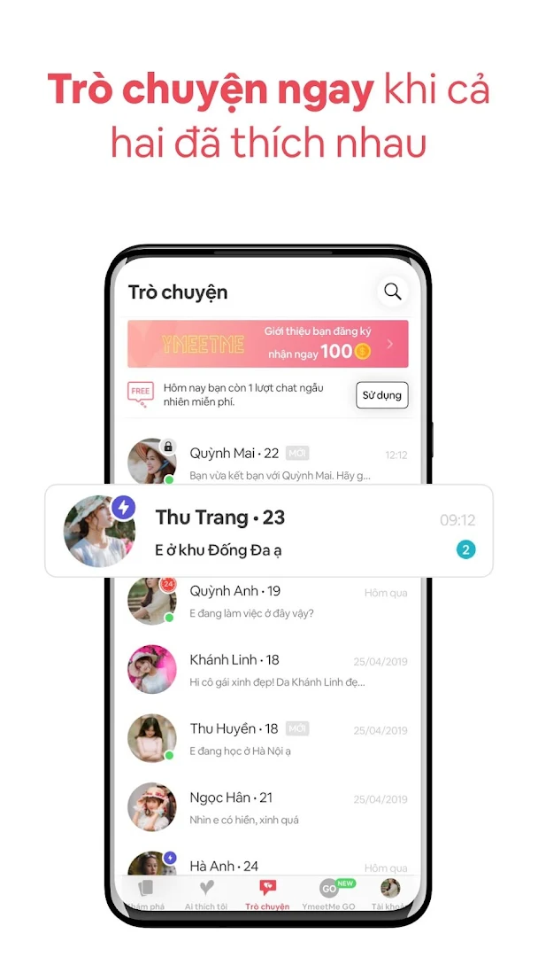 YmeetMe: Chat hẹn hò, làm quen tìm người yêu PC