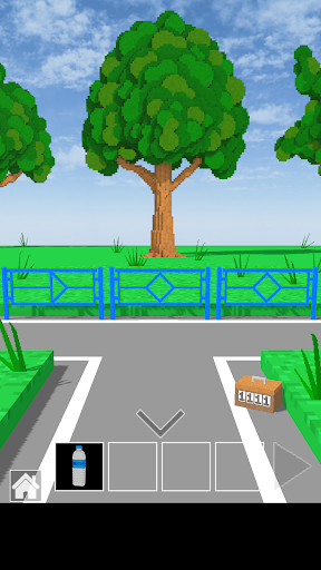 脱出ゲーム　道とガードレール