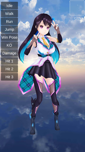 3Dアニメキャラクター - 美少女シミュレーション PC版