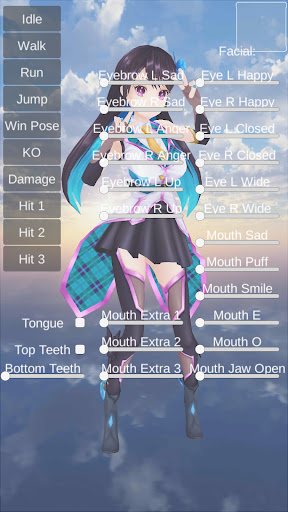 3Dアニメキャラクター - 美少女シミュレーション PC版