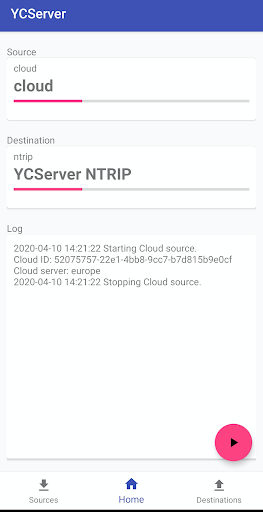 NTRIP server and client