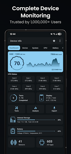 komputer Device Info: System & CPU Info