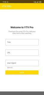 YTV Player Pro الحاسوب