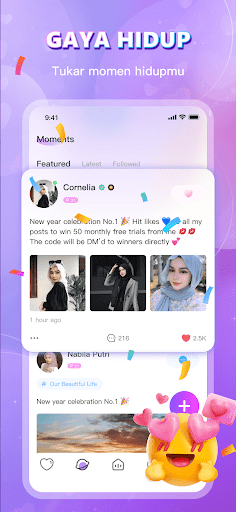 HATI: Chat, Pesta Suara PC