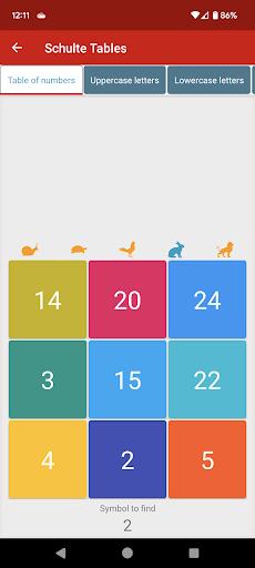 Schulte Tables - Speed Reading পিসি