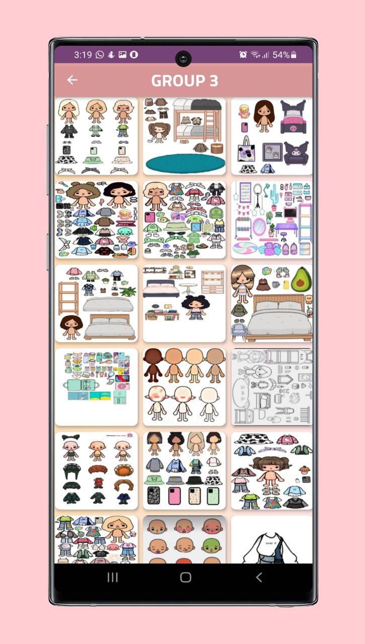 Toca Boca Paper Doll Ideas PC
