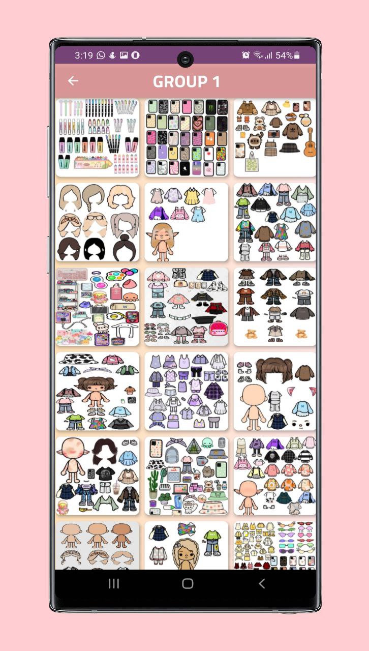 Toca Boca Paper Doll Ideas PC