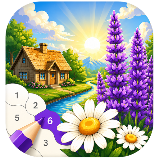 Serene Art: Color by Number PC