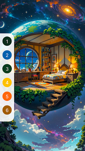 Serene Art: Color by Number PC