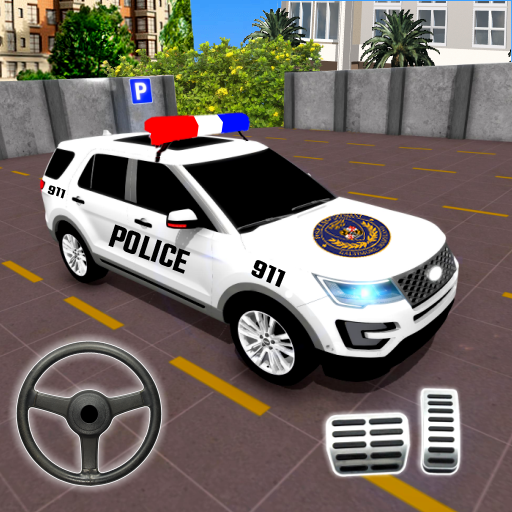 parking Policja samochód Gry PC