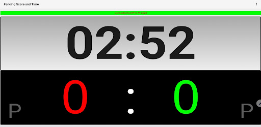 Fencing score and time PC