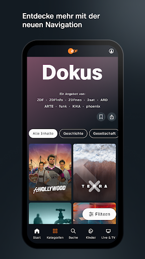 ZDFmediathek & Live TV