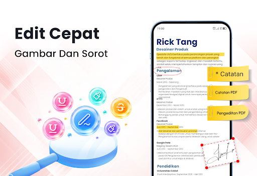 Pembaca PDF - Lihat, Edit PC