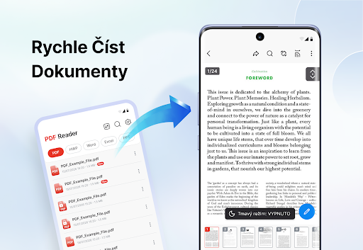 Čtečka PDF: Převod A Sken