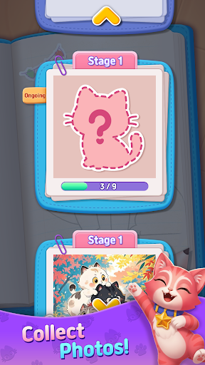 Kitty Home: Match 3 Tiles پی سی