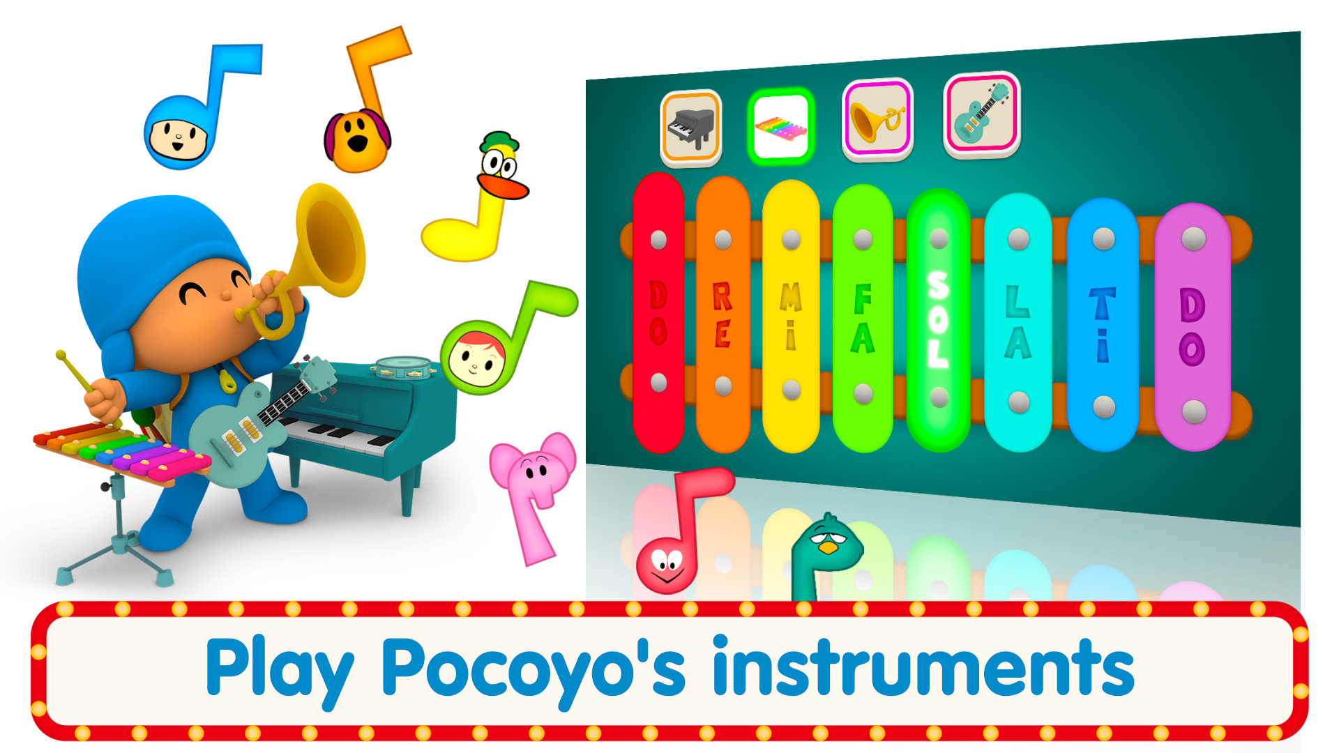 Download Pocoy Piano for Kids on PC with MEmu