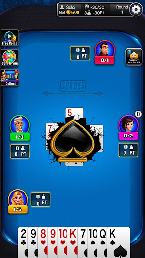 Spades offline card games PC