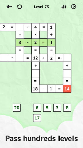 Math Crossword 数字ゲーム, ナンバーパズル